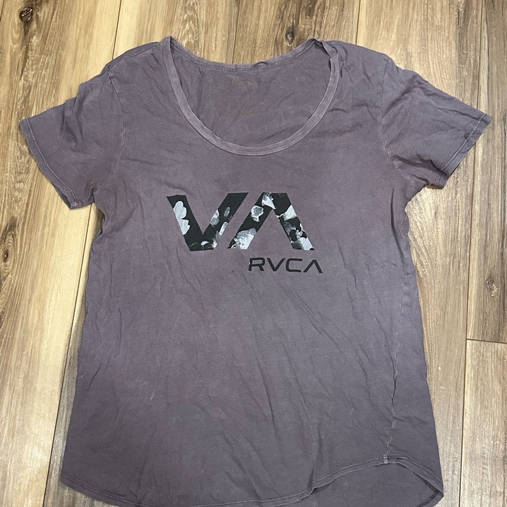 RVCA Women's Charcoal Graphic Tee